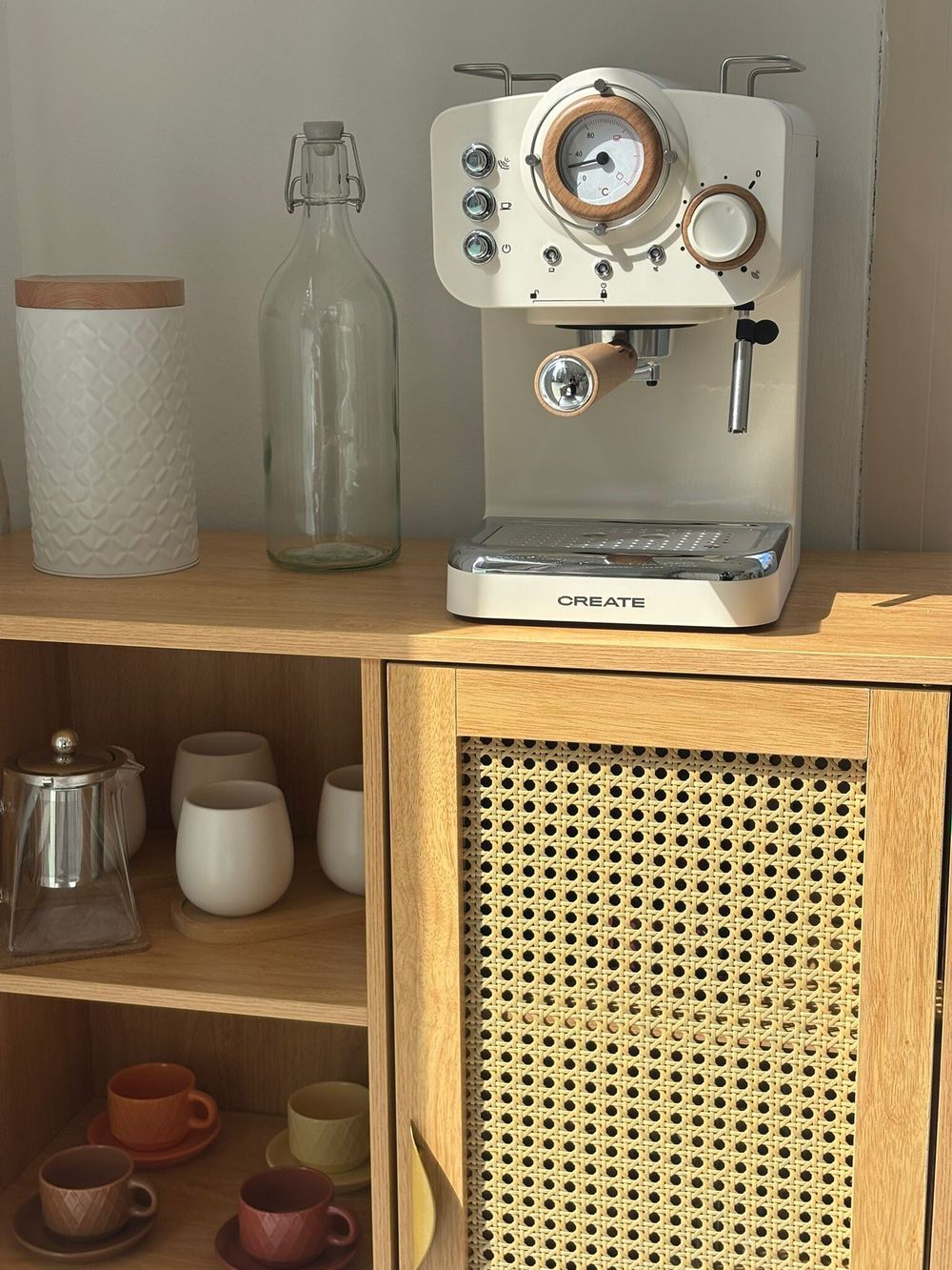 Rincón de café para las clientas