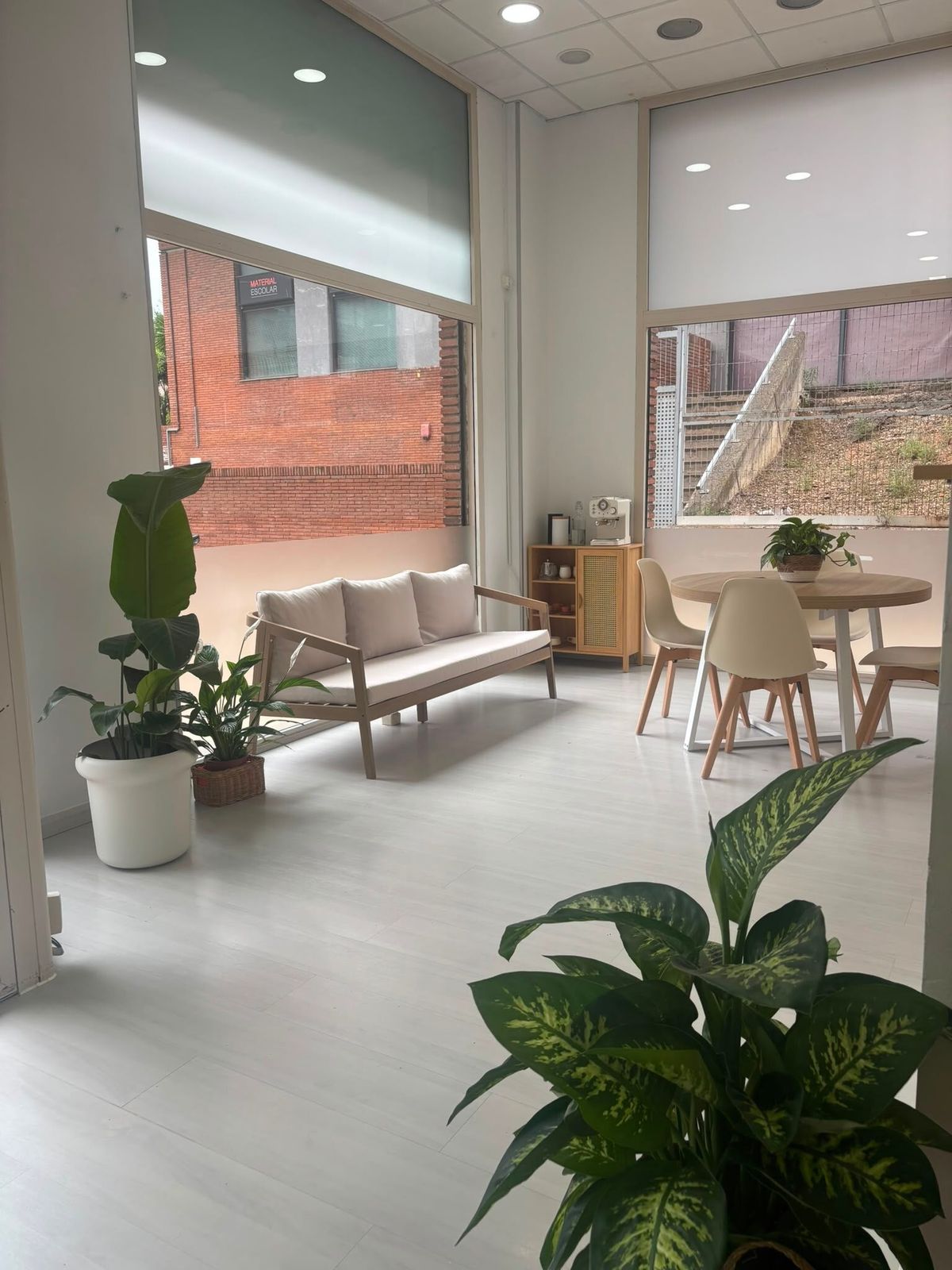 Zona de espera y coworking